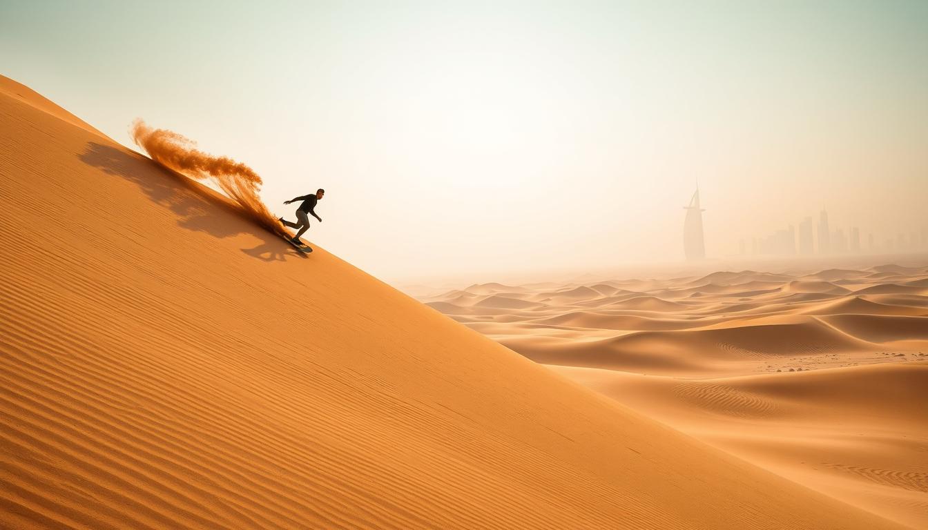 Sandboarding in Dubai: Glide the Golden Dunes!