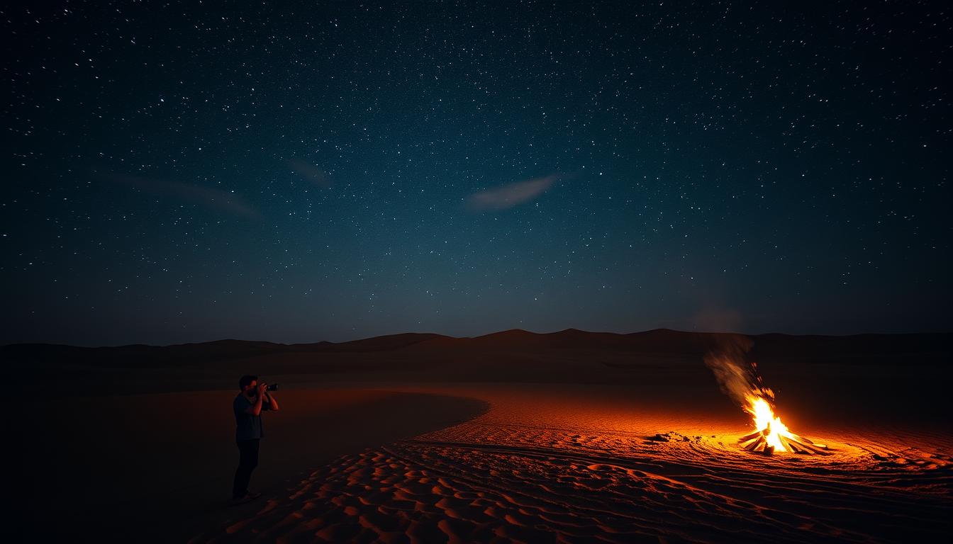 Starry Night Desert Photography Dubai