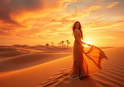 Sunset Desert Photoshoot Dubai