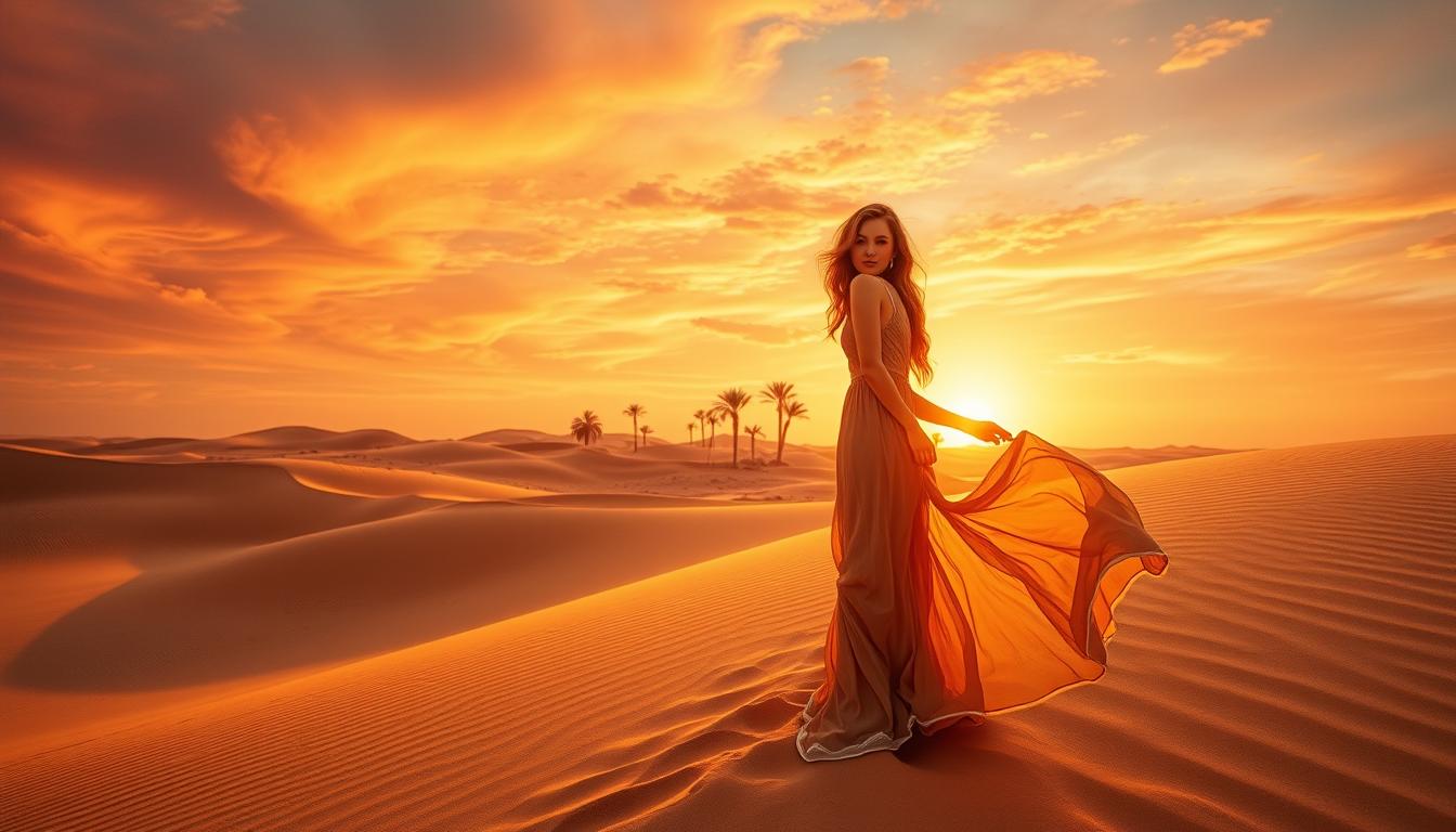 Sunset Desert Photoshoot Dubai