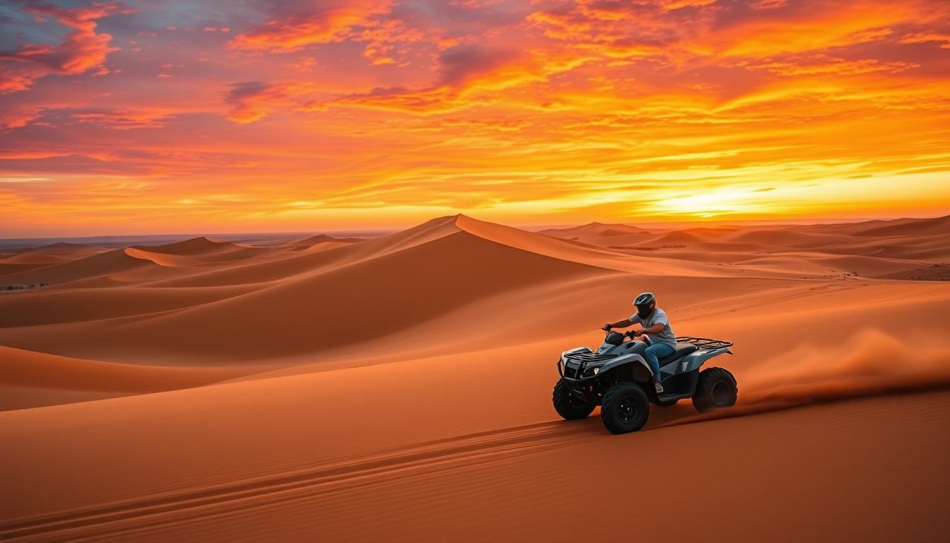 Sunset Quad Biking: Magical Dubai Experience