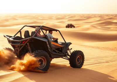 Desert safari with quad bike
