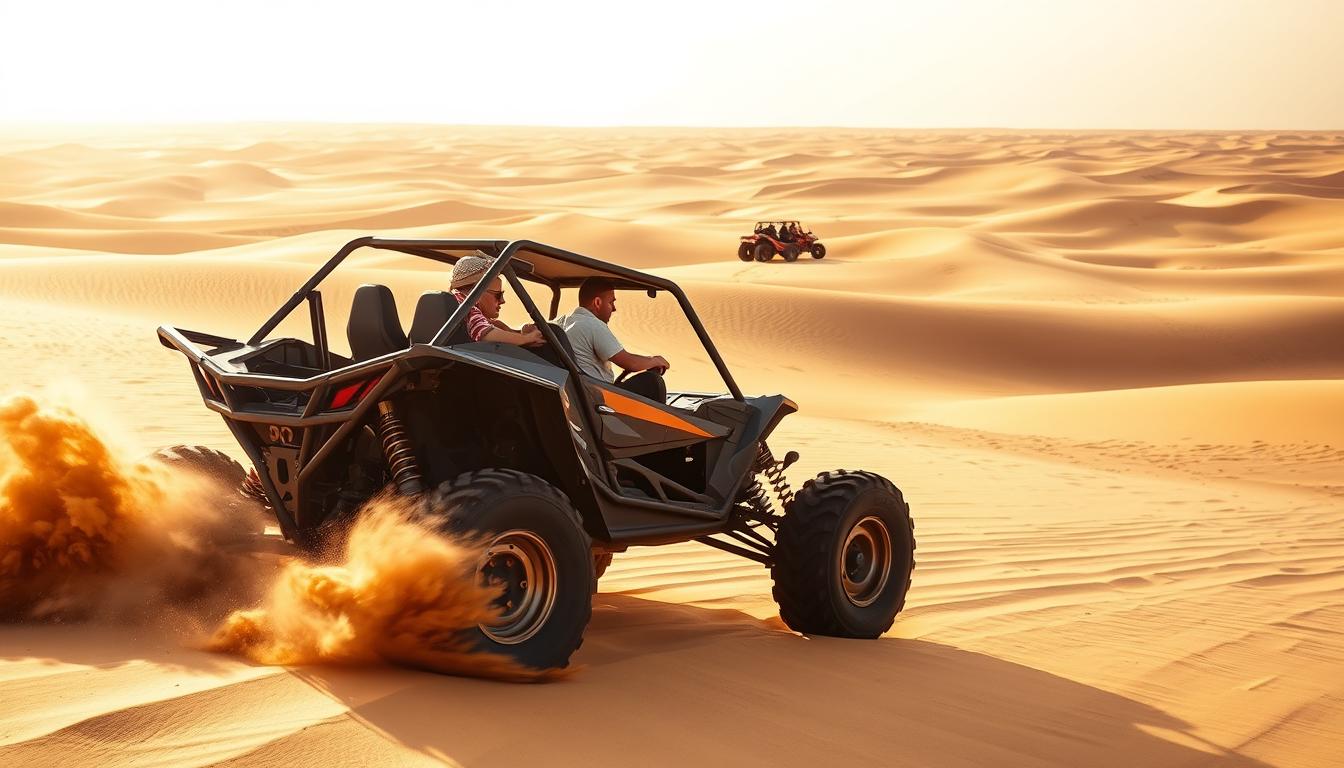 Desert safari with quad bike