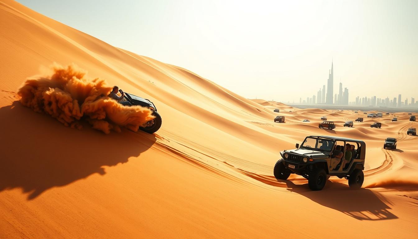 Dune bashing Dubai