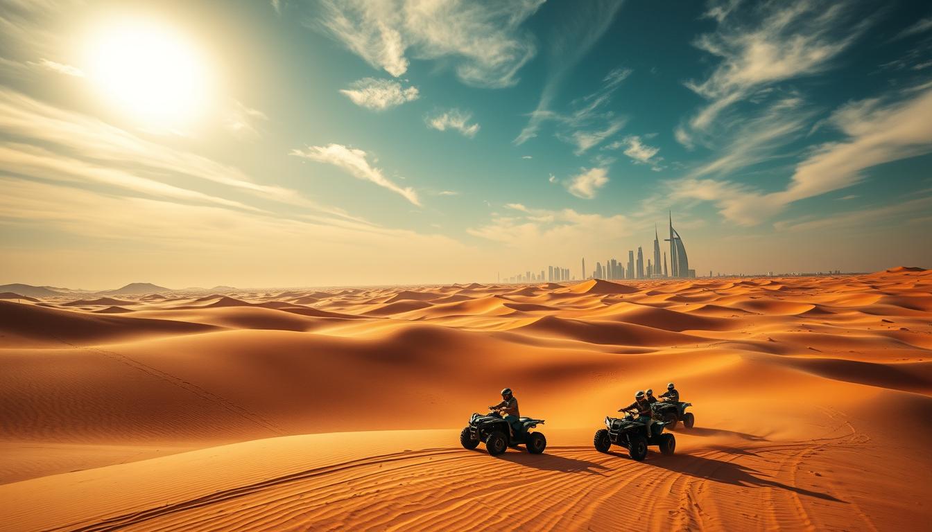Quad bike desert tour