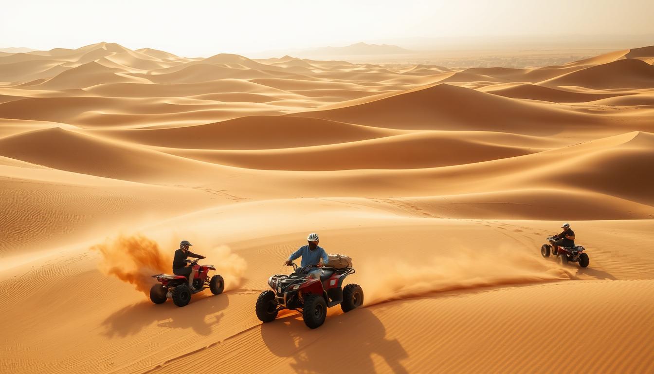 Desert Safari with Quad Biking and Sandboarding Combo Packages