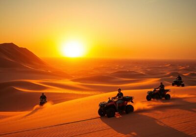 Evening Quad Bike Adventures in Abu Dhabi: Ride into the Sunset