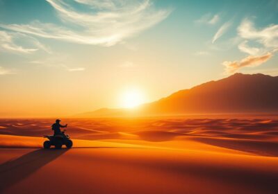 Evening Quad Bike Rides: Experience Desert Beauty at Sunset