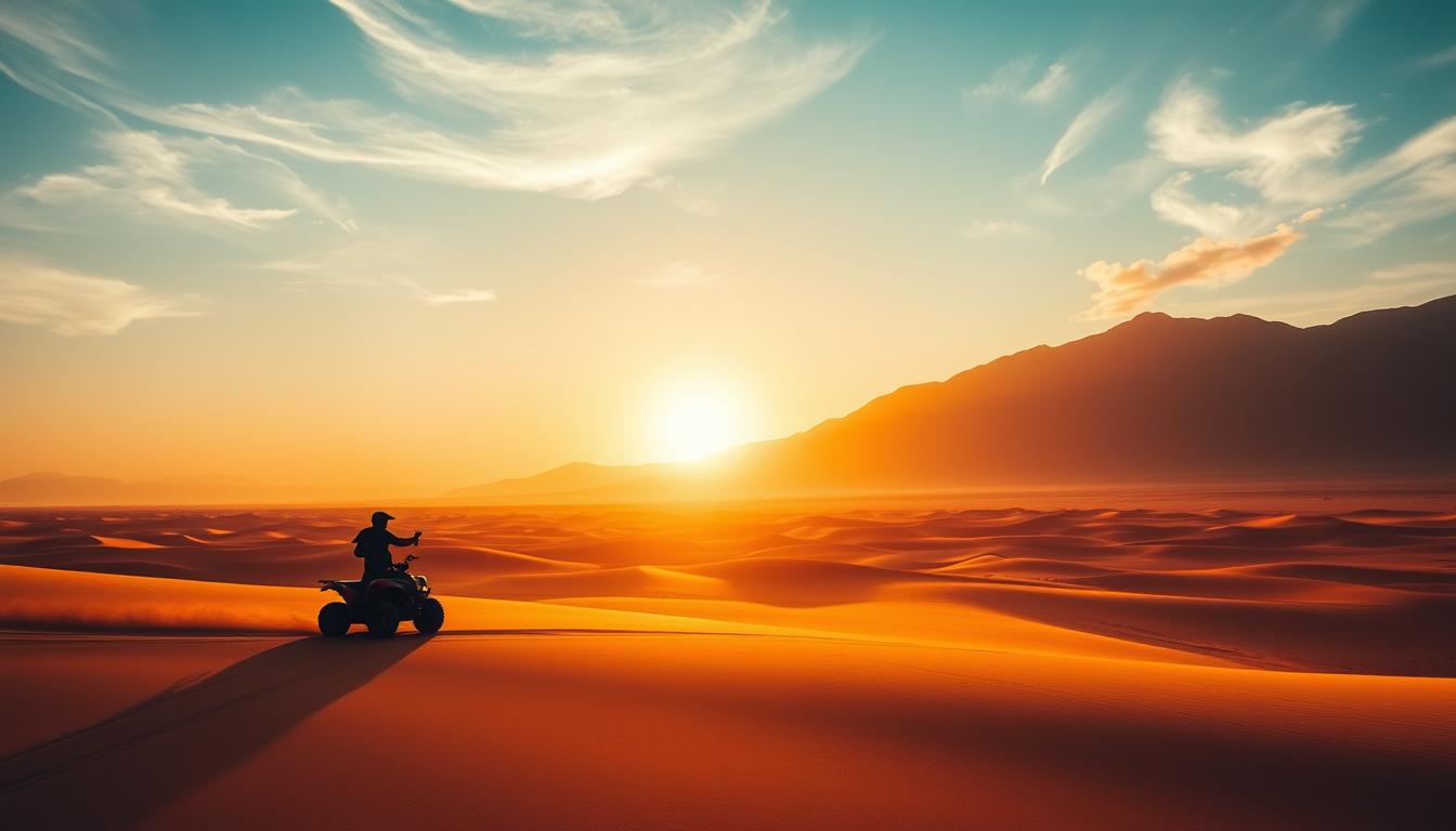 Evening Quad Bike Rides: Experience Desert Beauty at Sunset
