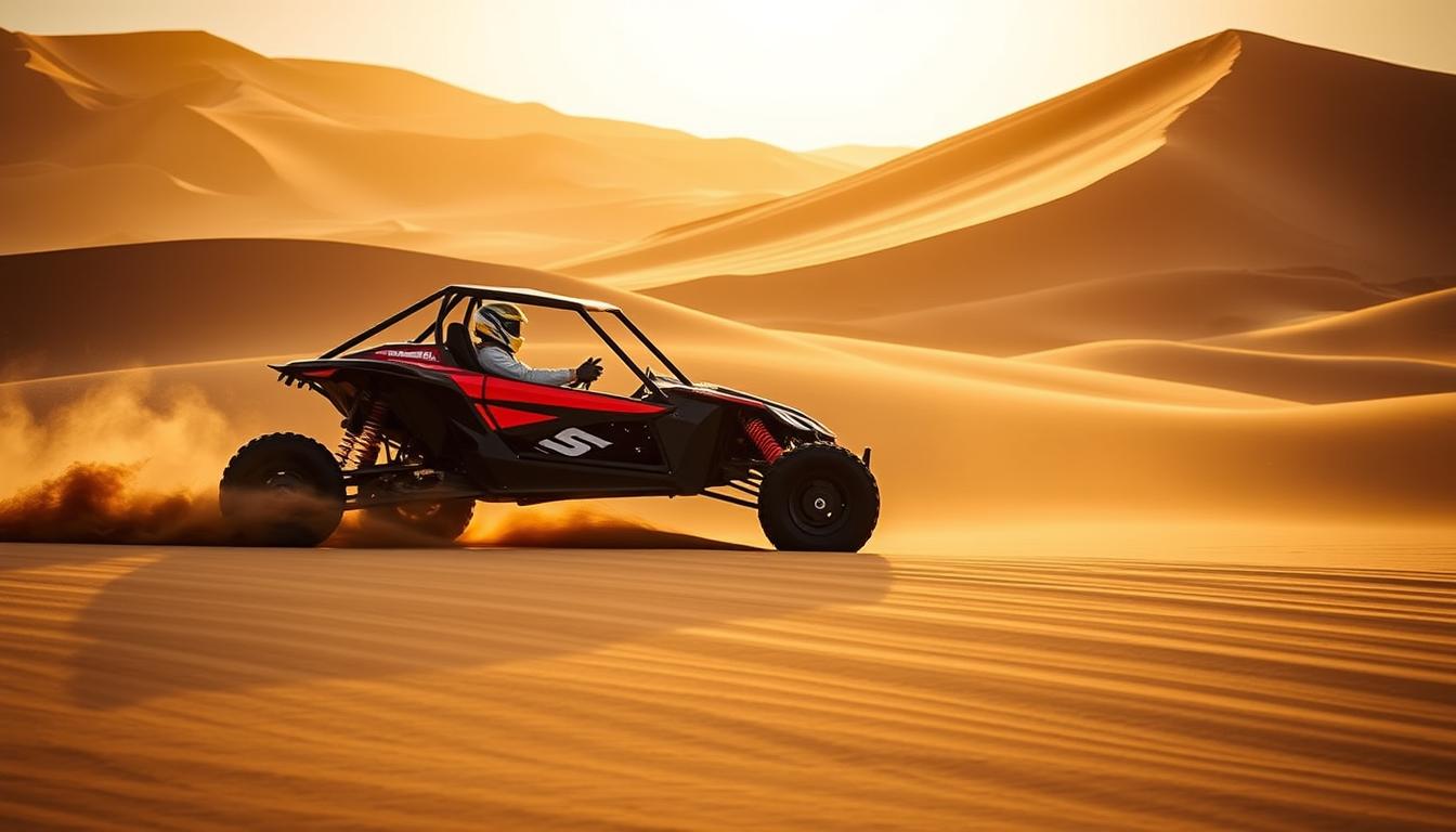Explore Hidden Desert Trails on a Dune Buggy Ride in Abu Dhabi