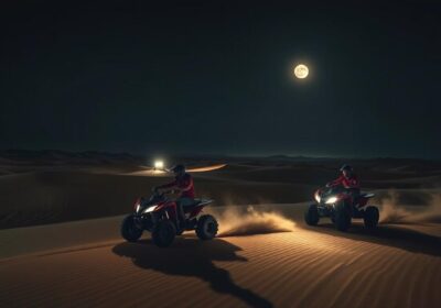 Quad Biking at Night: Discover the Desert Under the Moonlight
