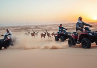 Desert Wildlife Encounters During Quad Biking in RAK