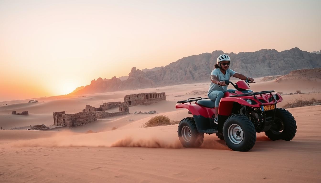 Discovering Sharjah’s Mleiha Archaeological Zone by Quad Bike