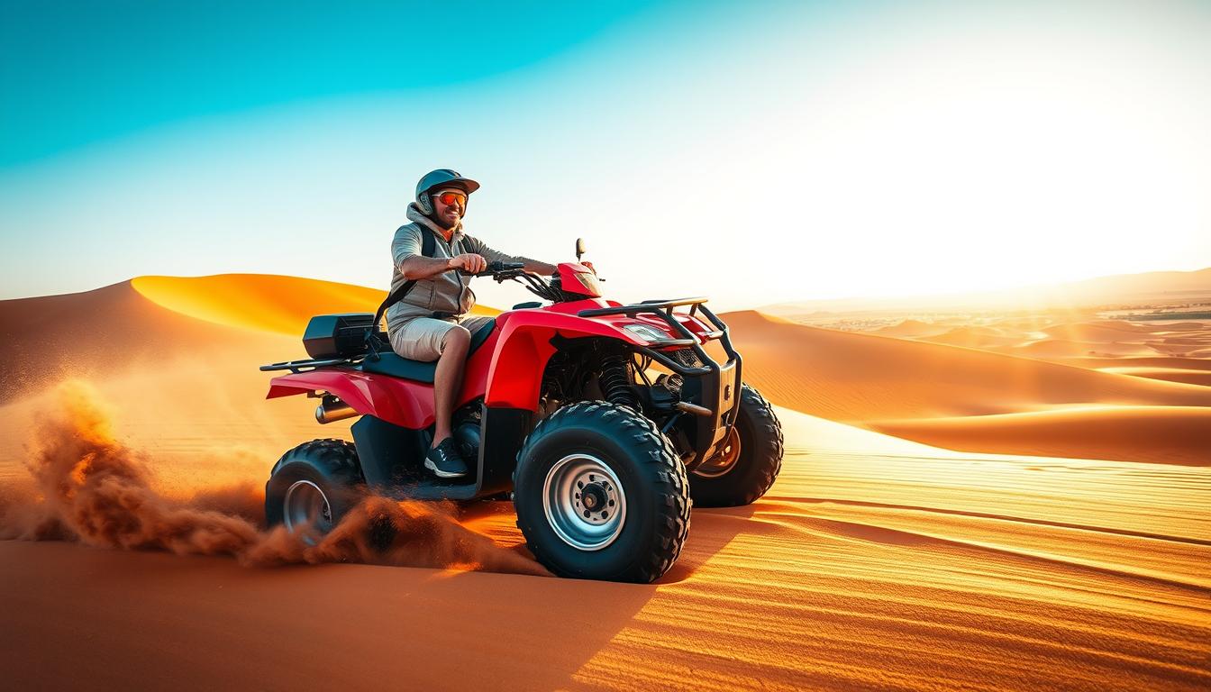 استكشاف كثبان رأس الخيمة الرملية الحمراء على دراجة رباعية الدفع - ما الذي تتوقعه