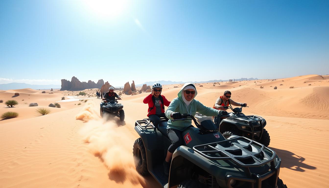 Exploring the Unique Geography of RAK’s Desert by Quad Bike