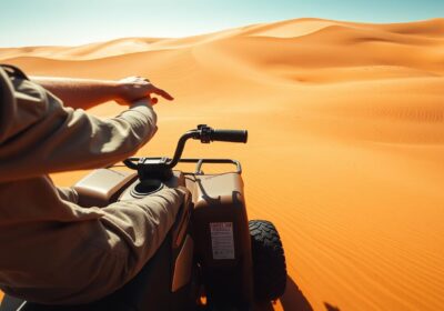 How to Control a Quad Bike on Red Sand for Beginners