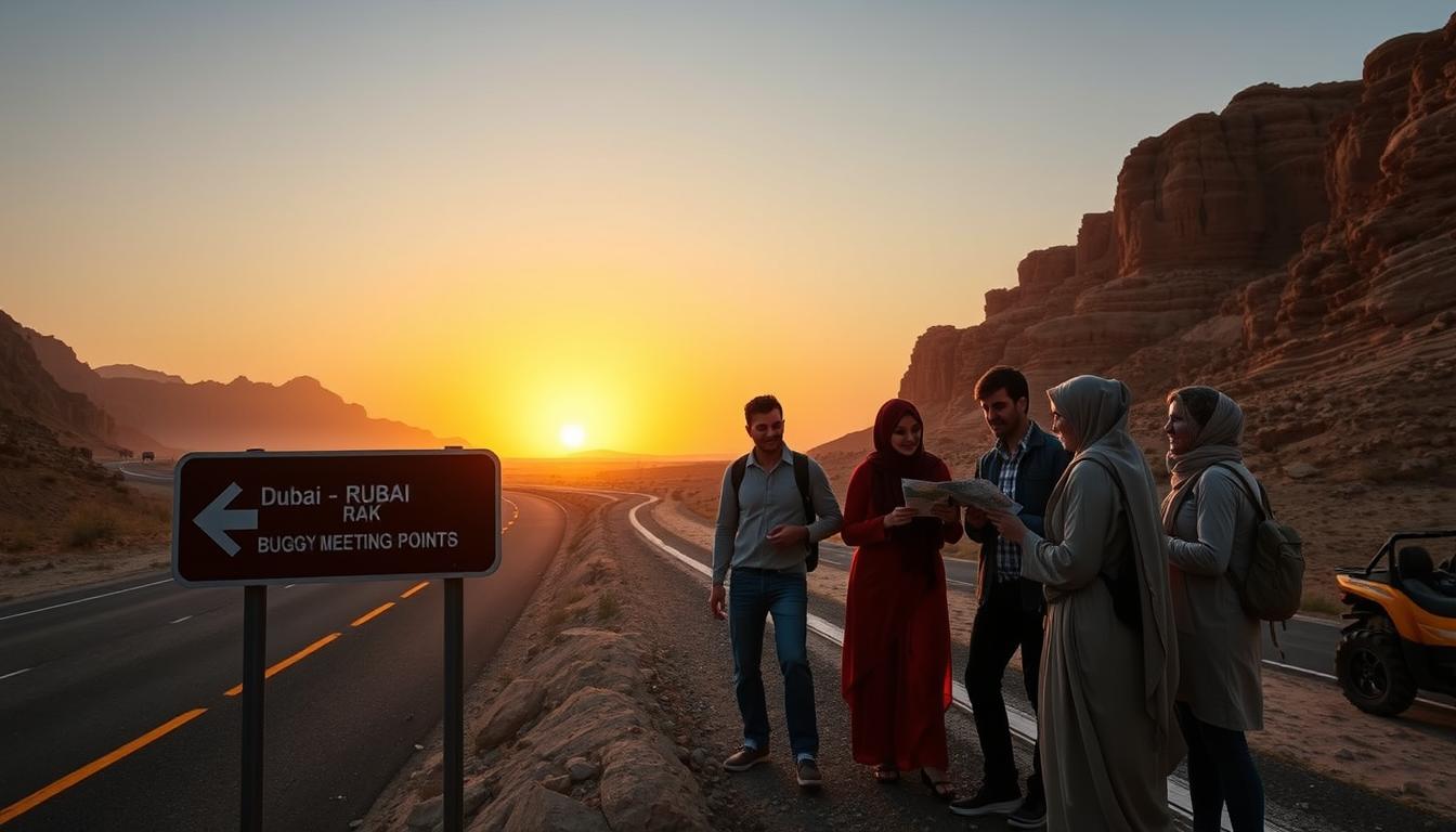 How to Get to RAK Buggy Tour Meeting Points from Dubai
