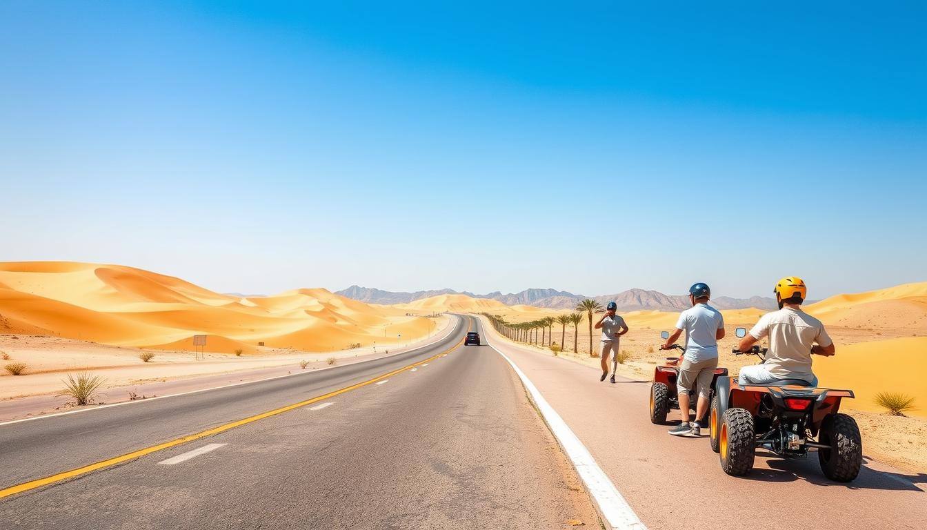 How to Reach Ras Al Khaimah Quad Biking Locations from Dubai