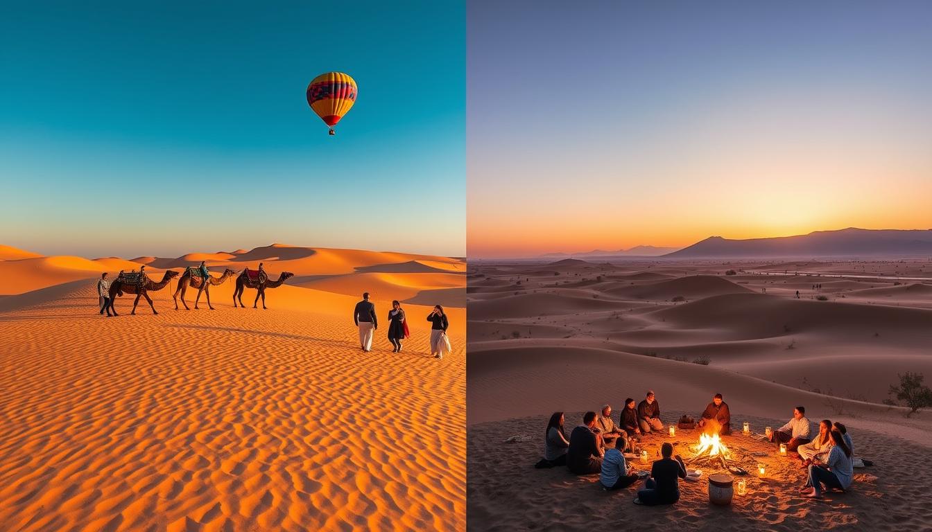 Morning vs Evening Desert Safari in Ras Al Khaimah
