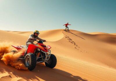 Quad Biking + Sandboarding Combo in Sharjah