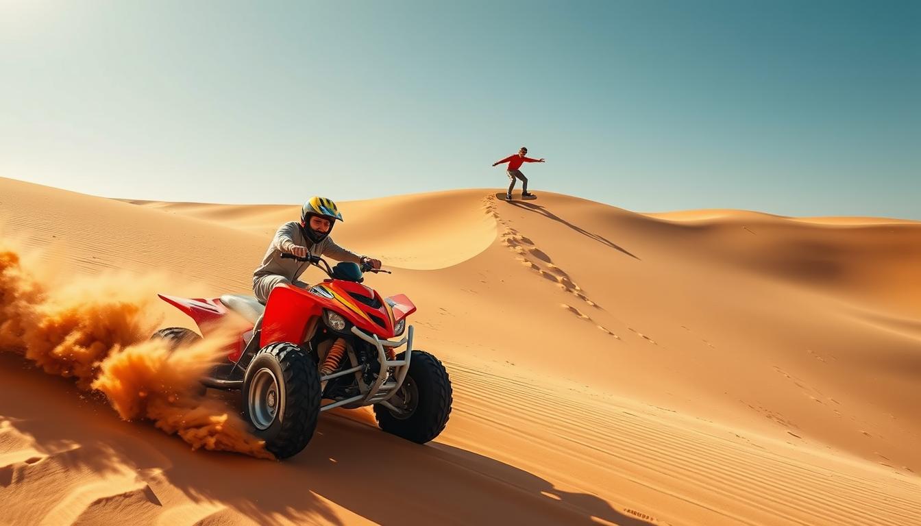 Quad Biking + Sandboarding Combo in Sharjah