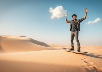 Sandboarding in RAK Desert – Complete Beginner Guide