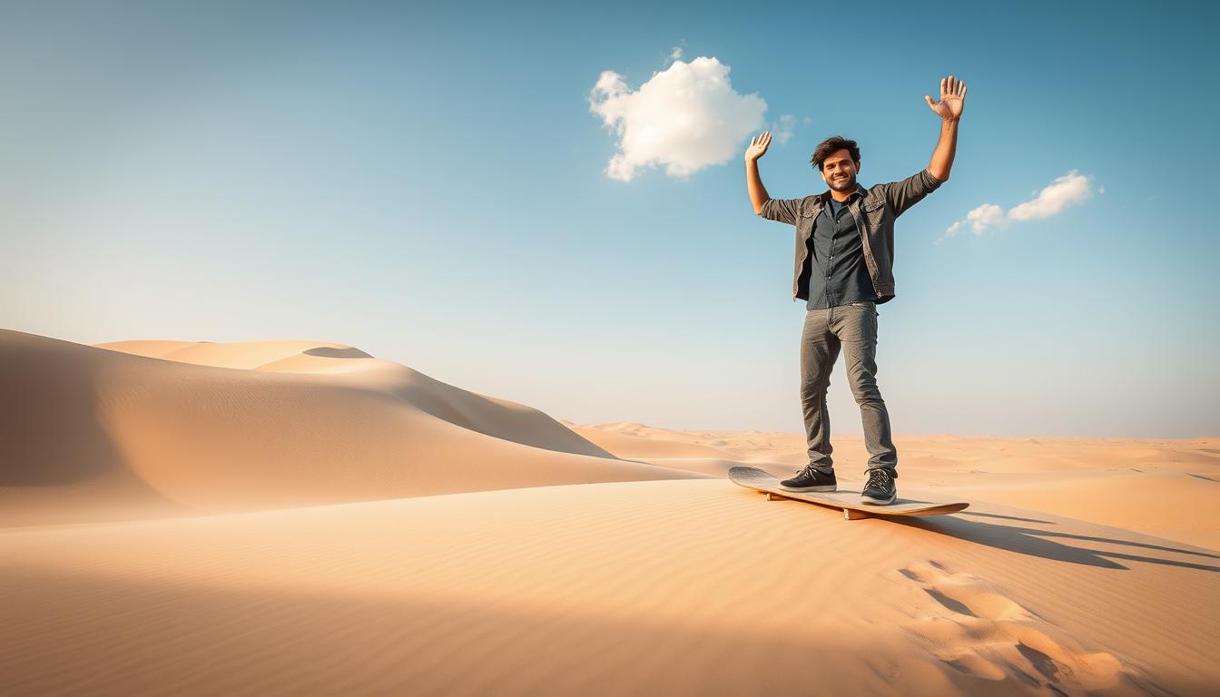 Sandboarding in RAK Desert – Complete Beginner Guide