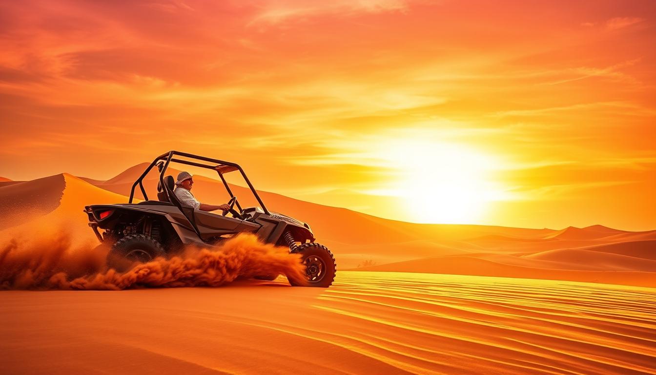 Sunset Buggy Rides in Sharjah’s Red Dunes