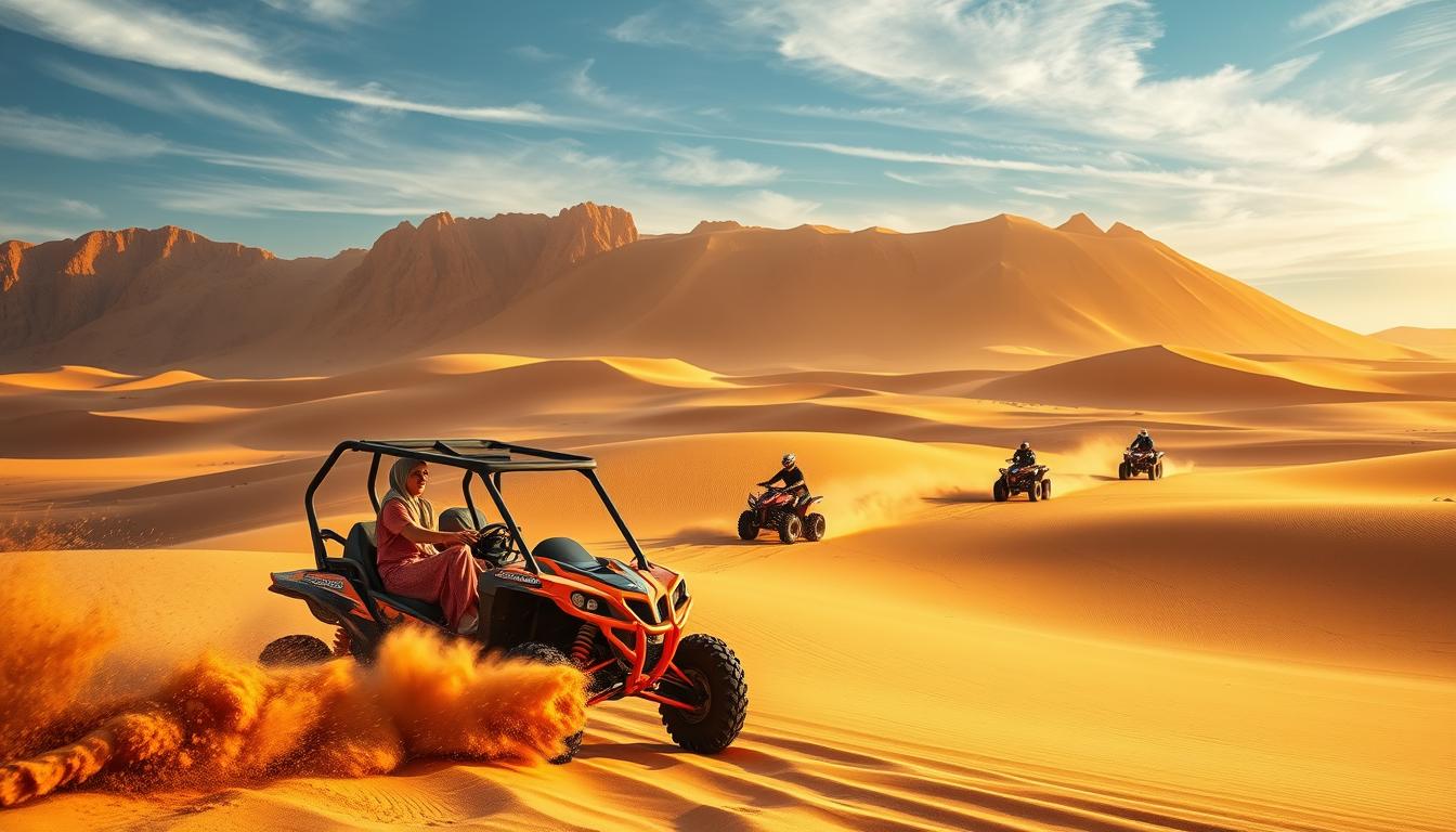 Top Desert Safari in Dubai with Dune Buggy and Quad Biking