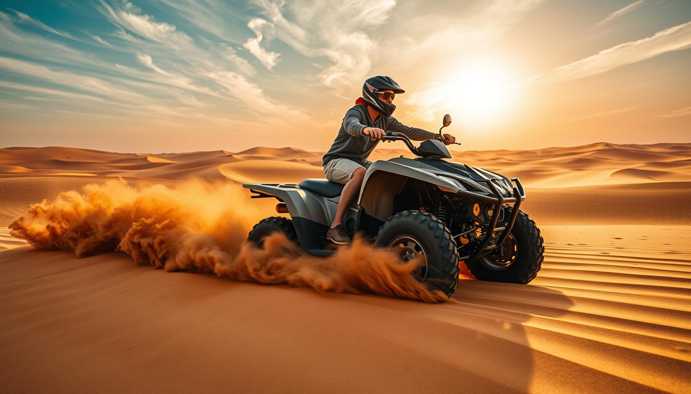 What It Feels Like to Ride a Quad Bike in Mleiha Desert