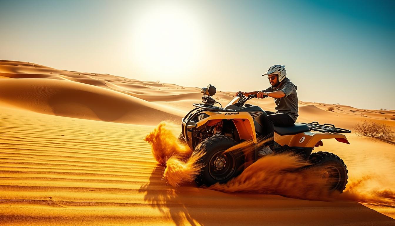 What It Feels Like to Ride a Quad Bike in Ras Al Khaimah Desert